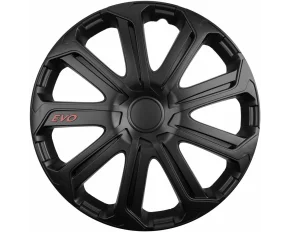 Wheel covers set Cridem Evo 4pcs - Black - 14&#039;&#039;