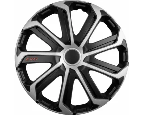 Wheel covers set Cridem Evo 4pcs - Black/Silver - 15&#039;&#039;