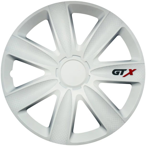 Wheel covers set Cricem GTX Carbon 4pcs - White - 14''