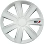 Wheel covers set Cricem GTX Carbon 4pcs - White - 15&#039;&#039;