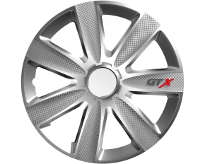 Wheel covers set Cridem GTX Carbon 4pcs - Silver - 15&#039;&#039; - Resealed