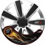 Wheel covers set Cridem GTX Carbon 4pcs - Silver/Black - 17&#039;&#039;