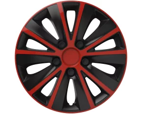 Wheel covers set Cridem Rapide 4pcs - Red/Black - 16&#039;&#039;