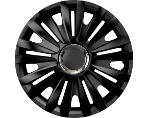 Wheel covers set Cridem Royal RC 4pcs - Black/Chrome - 14&#039;&#039;