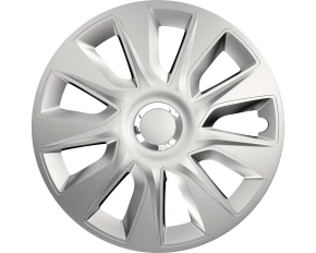 Wheel covers set Cridem Stratos RC 4pcs - Silver/Chrome - 15''