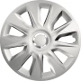 Wheel covers set Cridem Stratos RC 4pcs - Silver/Chrome - 15''