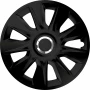 Wheel covers set Cridem Stratos RC 4pcs - Black/Chrome - 17'' - Resealed