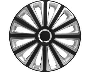 Wheel covers set Cridem Trend RC 4pcs - Black/Silver - 15&#039;&#039;