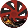 Wheel covers set Cridem Vector 4pcs - Red/Black - 14&#039;&#039;