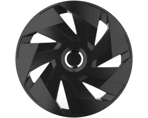 Set capace roti auto Cridem Vector RC 4buc - Negru/Crom - 15&#039;&#039; - Resigilat