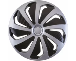 Wheel covers set Cridem Wind 4pcs - Silver/Black - 15&#039;&#039; - Resealed