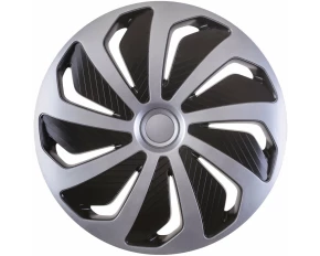 Wheel covers set Cridem Wind 4pcs - Silver/Black - 16'' - Resealed