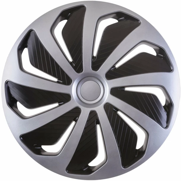 Wheel covers set Cridem Wind 4pcs - Silver/Black - 16'' - Resealed