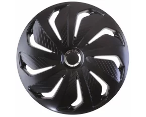 Wheel covers set Cridem Wind RC 4pcs - Black/Chrome - 14&#039;&#039;