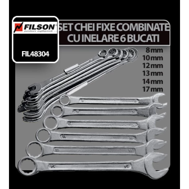Set chei fixe combinate cu inelare 6buc Filson