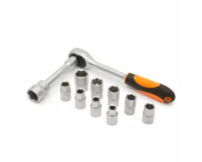 Ratchet wrench set - 1/2&quot; - 12 pcs