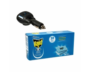 Set of electric device 12/24V and Raid mosquito repellent tablets 30pcs