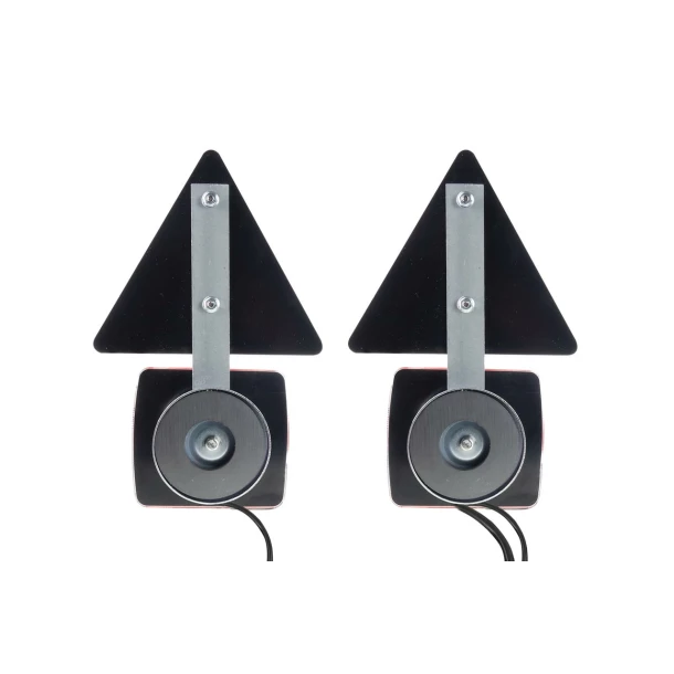 Set lampi stop LED cu magnet si cablu 7,5m 12V cu catadioptri triunghiulari, 2buc Amio - Resigilat