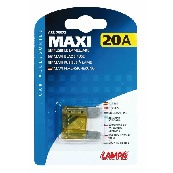 Maxi lapos biztosíték - 20A