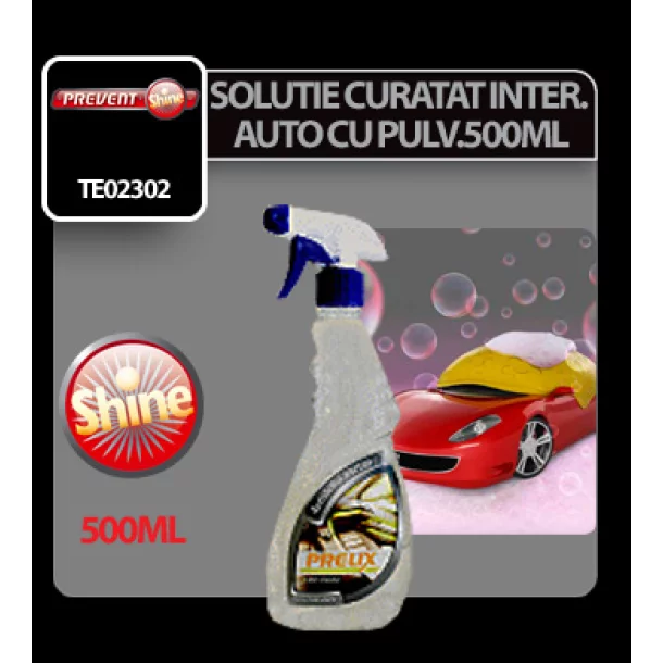 Solutie pentru curatat interiorul auto cu pulv. Prelix 500ml