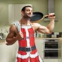 Kitchen apron - xmas - man