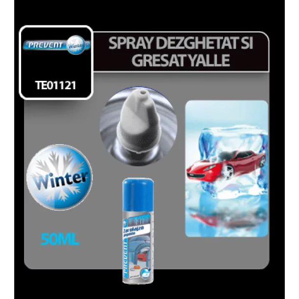 Spray dezghetat si gresat incuietori Prevent 50ml