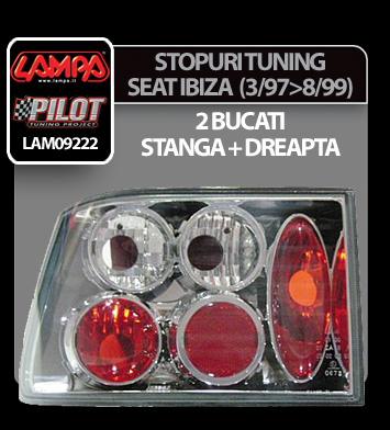 Seat Ibiza (3/97-8/99) krómos tuning stoplámpa thumb
