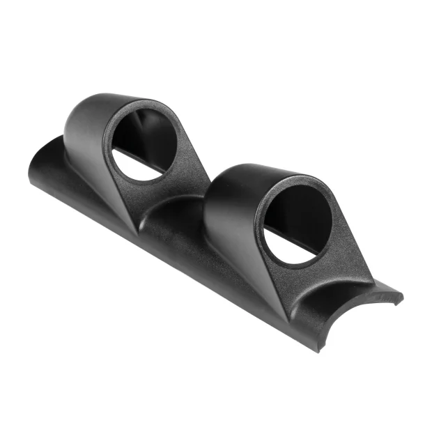 2 holes side post gauge pod SX2 (52 mm) - Black - Right