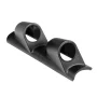 2 holes side post gauge pod SX2 (52 mm) - Black - Right