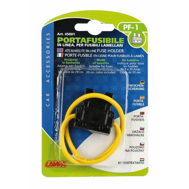 Bakelit soros lapos biztosíték tartó - Újra csomagolt termék