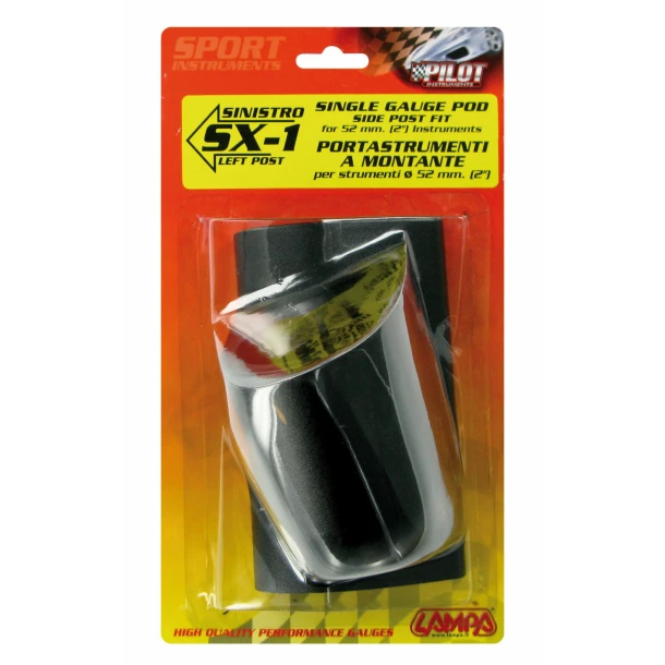 Suport instrument stalp SX1 (52mm) - Negru - Stanga