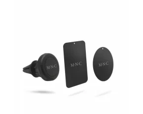 Magnetic mobile phone holder with ventilation grille mount