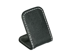 Magnetic phone stand, natural leather