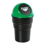 Push-Bin, mini car trash bin Lampa - Green/Black