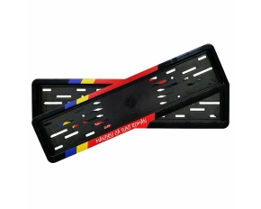 Set of 2pcs numbers plates holders with detachable frame - Romania