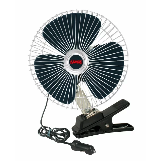 Chrome - Fan Ø 8” fém 24V-os oszcilláló ventilátor