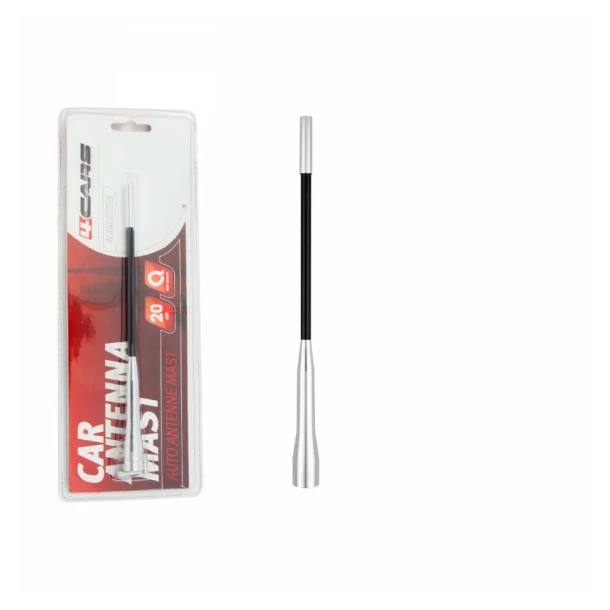 Vergea antena aluminiu (AM/FM) 4Cars - 20cm - Ø 5-6mm