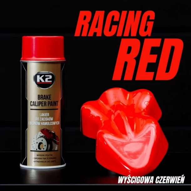 K2 brake caliper paint, 400ml - Red