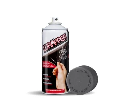 Vopsea spray cauciucata Wrapper 400ml - Gri titan metalizat
